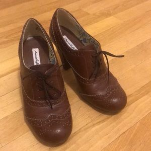 Victorian style laced shoes